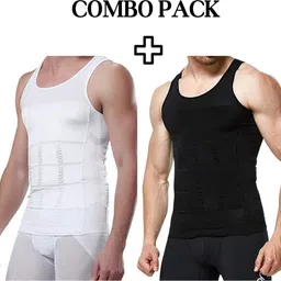 olsic Premium Compression Tank Top Slimming Body Shaper Vest Tummy Control Undershirt Men Shapewear-picture-30