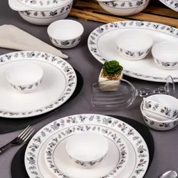 servewell Pack of 31 Melamin Dinner Set Rnd - Finery Dinner Set-picture-16