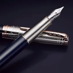 parker Sonnet Mt. Fuji Special Edition Blue Lacquer-18Kt Gold Rhodium-Plated Medium Nib Fountain Pen image 4