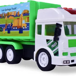 appster Garbage Truck Toys Light & Sound, Friction Powered-picture-24