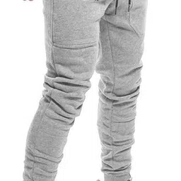 Men Solid Grey Track Pants-image-6