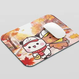 UNIARAWALAS Non-Slip Brain ,DUDU BUBU Cartoon MPM-133 Non Slip Base Mousepad image 2