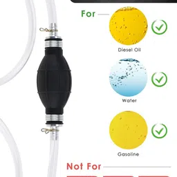 millensium Fuel Transfer Pump Kit for Fuel Petrol Diesel Oil Pump Pipe Gas Oil Water Fuel Solvent Aquarium Cleaner image 4