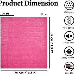 tlismi Decorative Pink Wallpaper image 2