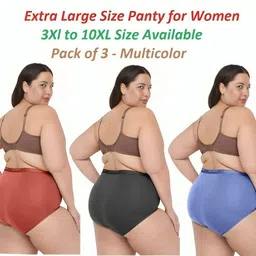 nksnimy Pack of 3 Women Hipster Multicolor Panty-picture-10