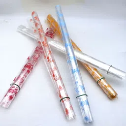 craftwaft Printed Transparent Cellophane Sheets Pack of 20 Large 20X30 Inch For Gift Packing, Baskets Hampers, Flowers Bunch Wrapping Gift Wrapper image 2