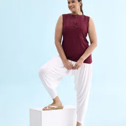 go colors Viscose Rayon Solid Patiala-picture-12