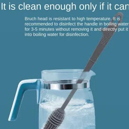 mobfest Glass Washer Silicone Bottle Brush Cleaner for Multipurpose Use, 33 cm Long image 4