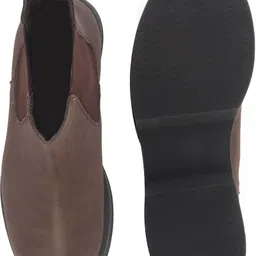 fausto Height Enhancer Flared Heel High Ankle Top Winter Chelsea Boots|Work Boot Boots For Women image 4