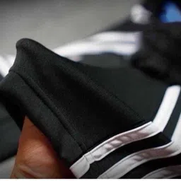 mastery Men Striped Black Track Pants image 4