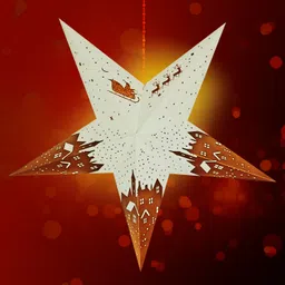 me&you Paper Star Lantern for Holiday, Party & Celebration Décor Hanging Star Pack of 1-picture-16