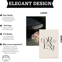 thepostermart Aesthetic BLACK Collage Kit Wall Posters Collections | Set of 54 | 4x6 inch each | Wall Collage Kit, aesthetic posters | Room Decor Photo Collection | Posters for Room Decoration Paper Print image 2