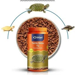 intan Turtle sticks, Big Floating Sticks for Turtles | Jumbo Pack, Pellet 3.2 mm Dia 0.35 kg Dry Adult Turtle Food image 2