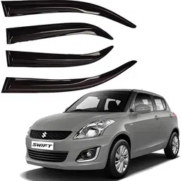 guruji system Non-convertibles Front, Rear Wind Deflector-picture-27