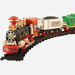 khilona ghar ChooChoo Electric Train Set with 4-Car Track, Lights & Sound for Kids-picture-44