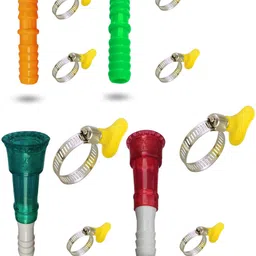 eseksafar 2pc Tap connector 2pc 1/2 inch Jointer 6pc Butterfly Hose clamp set Garden Tool Kit-picture-32