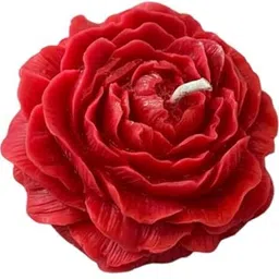 thezipcart Luxury Peony Flower Candle with Rose Fragrance Candle image 1