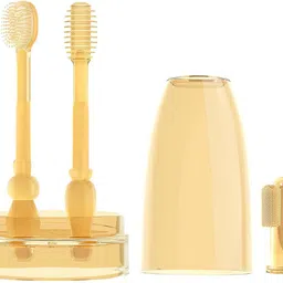 liotiz BABY SILICA TOOTHBRUSH WITH STORAGE BOX Soft Toothbrush-picture-16