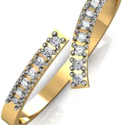 avsar Radhika 18kt Diamond Yellow Gold ring-image-48