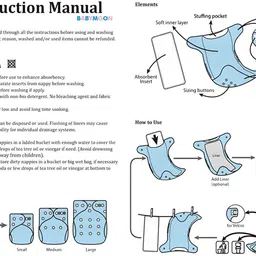 crawl'in (Set of 4) Premium Bamboo 5 Layer Charcoal Wetfree Reusable Washable image 5
