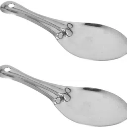 Pack of 2 Rice Spoon Stainless Steel Serving Spoon Set-image-29