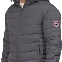 red tape Men Solid Padded Jacket image 2