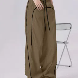 rajovati Women Solid Gold Track Pants image 4