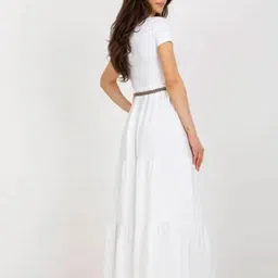 mirrck Women Solid Regular White Skirt image 2