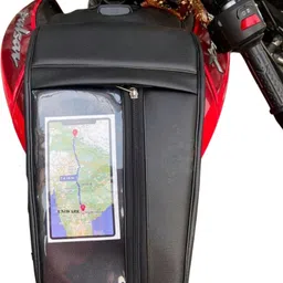 uniware Tank Cover/Bag For N150,N160,N250,F250,P150 with Mobile Touch Pocket/Holder Strap Bajaj Pulsar Bike Tank Cover-picture-25