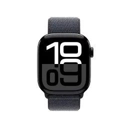 Apple Watch Series 10 GPS with Sport Loop (42mm Retina LTPO3 OLED Display, Jet Black Aluminum Case) image 2