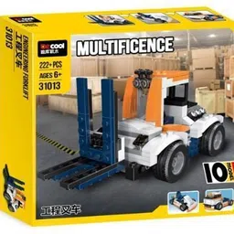 cravingkart Multificence DIY STEM Track Racer Building Blocks 3-in-1 Kit for Kids (222 Pcs) image 4