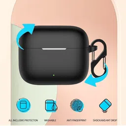 Auronix Silicone Press and Release Earbuds Case For Oppoo Enco Buds 3 Pro silicone case cover image 4