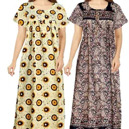kirtikurties Pack of 2 Women Nighty-picture-38
