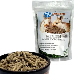Premium Rabbit Food Pellets Highly Nutritious Diet 0.9 kg Dry Young, Adult, Senior Rabbit Food-image-92