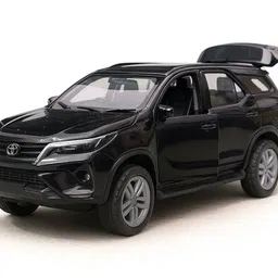 crezor toys Premium 1:32 Fortuner Alloy Toy Car with Opening Doors, Light & Sound image 3