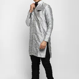 Royal Kurta Floral Print Sherwani image 3