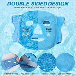 idona creation Ice Face Mask,Full Face Cooling Mask for Women & Man,Skin Care Face Mask image 4