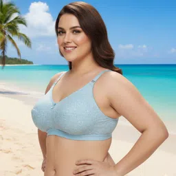 bilqis Pack of 3 Women Full Coverage Non Padded Bra image 4