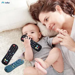 axu traders Remote Baby Teether Non-Toxic BPA Free Silicone Teething Toy For Infant Toddler Teether image 5