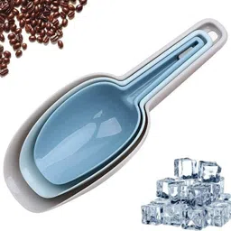 bd store Ice Scoop Set of 3, Multi-Purpose Plastic Kitchen Scoops Kitchen Scoop-picture-47