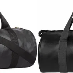 rocketsale 20 L Gym Duffel Bag - DB_Deflate Round -01 Gym::Fitness (Black, Kit Bag) - Black, Black image 1