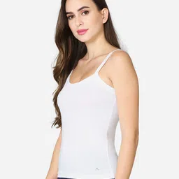 v star Women White Camisole image 3