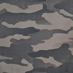 uth republic Military Camouflage Men Multicolor Cargo Shorts image 3