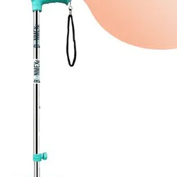 runmex Lightweight Walking Stick with Broad C-Green WPVC 4-Leg Base Walking Stick-picture-11