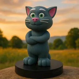 toyozilla Talking Tom Cat Toy for Kids | Musical Light & Sound Interactive Toy-picture-13