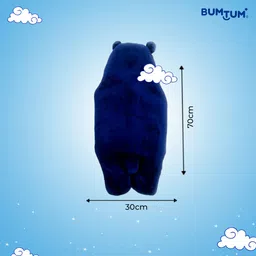 bumtum Solid Single Hooded Baby Blanket forAC Room image 3