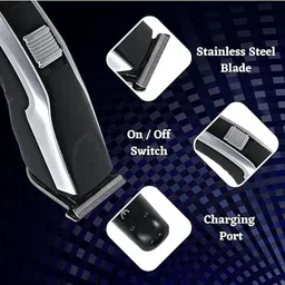 Zeno volt 538+Comb Hair Grooming, Private Part Shaving, Waterproof Trimmer Trimmer 60 min Runtime 4 Length Settings image 2