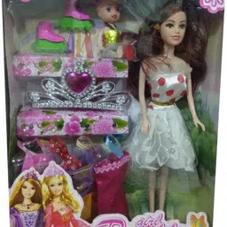 ashion Doll Pretty Girl With Accessories (Multicolor)-image-10