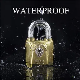 tckw 60mm Heavy Duty Lock Warehouse Waterproof Keyed Padlock Top Security Lock Lock image 2