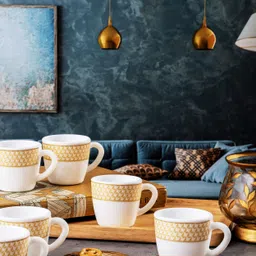 cello Opal Glass Set CEL-DIVP-RIC10--GOLPYR Opalware Coffee Mug-picture-11